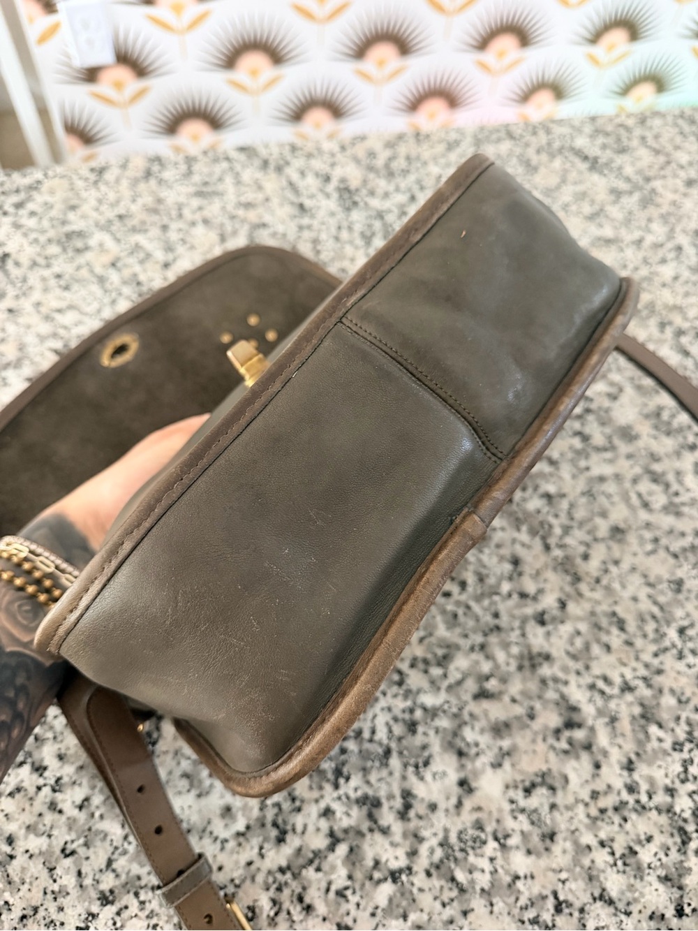 Altered Vintage Coach City Bag - Picture 7 of 10